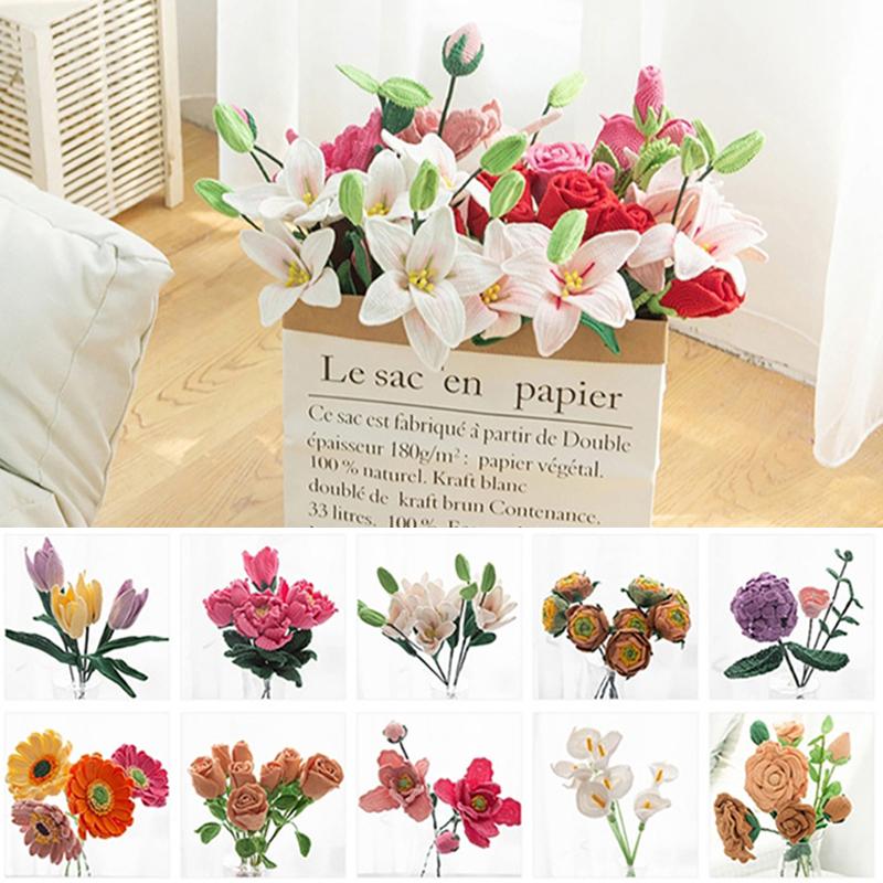 40g Hand Knitted Cotton Yarn Ball For Knitting Doll Hand Woven Crochet Cotton Yarn DIY Dyed Wool Yarn Handcraft Accessories