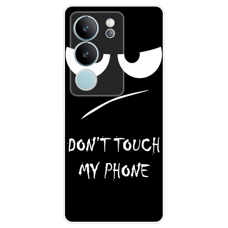 Для Vivo V29 Корпус Окрашенная задняя крышка из ТПУ Vivo V29 Мягкий силиконовый чехол