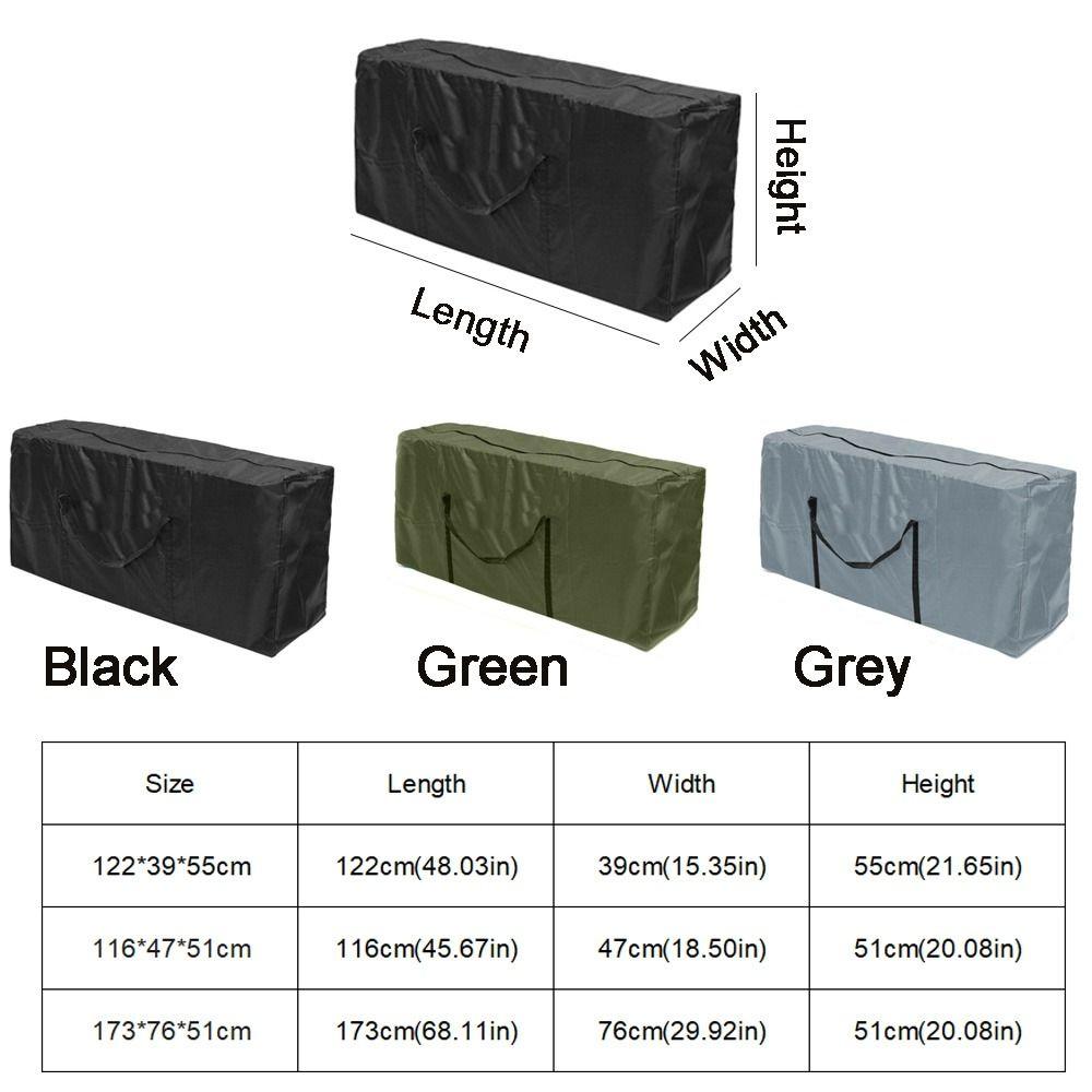 Oxford Cloth Furniture Cushion Storage Bag Large Capacity Cushion Duffel Bag for Garden