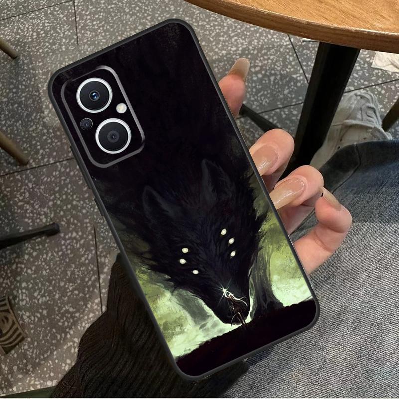 Чехол Wolf для OPPO Reno 14 13 12 11 10 Pro 8T 11F 12F 13F 14F 7 8 Lite OPPO Find X8 X6 X5 X9 Pro