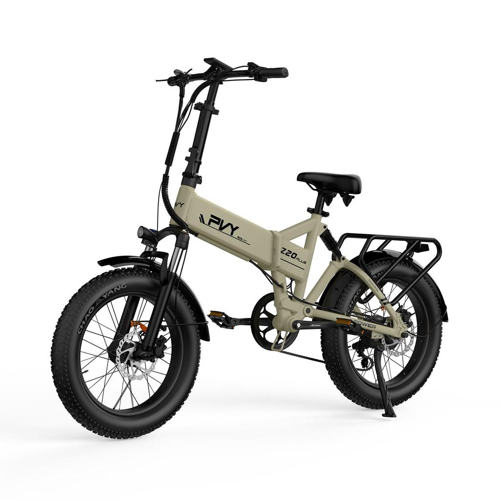 PVY Z20 Plus Adult Outdoor Folding E-Bike 48V 16.5Ah Battery 1000W Motor City Electric Mountain Bicycle 20 Inch Off-Road Electric Bicycle