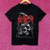 Футболка с логотипом Slayer, треугольником и изображением Жнеца, размер S