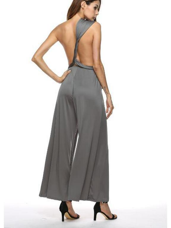 Женский комбинезон с многовариантными бретелями и перекрестной повязкой - Сексуальная и стильная офисная мода