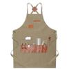 Custom Logo Barber Apron for Women and Men: Ideal for Art Students, Bubble Tea Shops, Baking, Catering, and Woodworking.