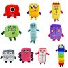 Cartoon Numberblocks Plush Doll Toy Stuffed Children Educational Number Blocks Toys For Kids