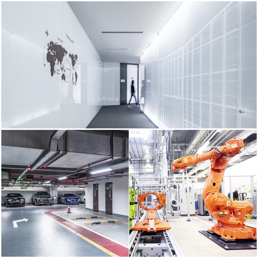 40W LED Fluorescent Lamp, Equivalent to FLR40, Rapid Start, Daylight Color 6000k, High Brightness 2600 Lumens, 18W Power Consumption, High Color