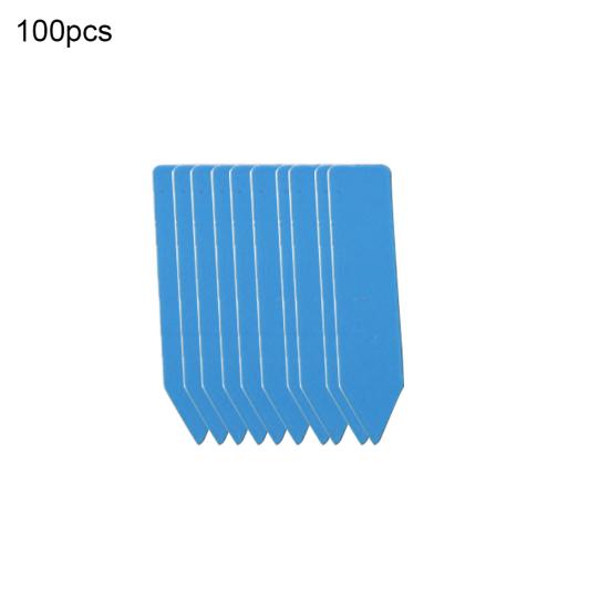 100 шт. маркеры для горшков с растениями, пластиковые бирки для кольев, инструмент для этикеток для двора и питомника