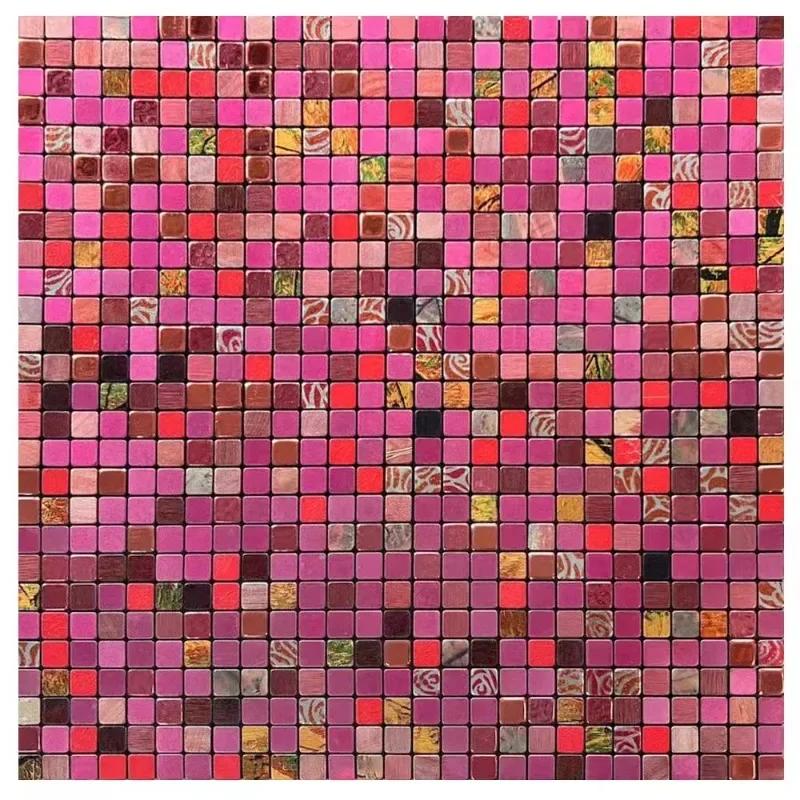 3D европейская гладкая металлическая мозаика настенная наклейка самоклеящаяся плитка кухня ванная комната бар гостиная ТВ фон настенный декор палка