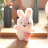 Cute Mini Plush Dog And Rabbit Keychain Fluffy Accessory With Soft Pp Cotton Filling