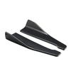 2 Pcs Universal 48cm Carbon Fiber Car Bumper Spoiler Rear Lip Angle Splitter