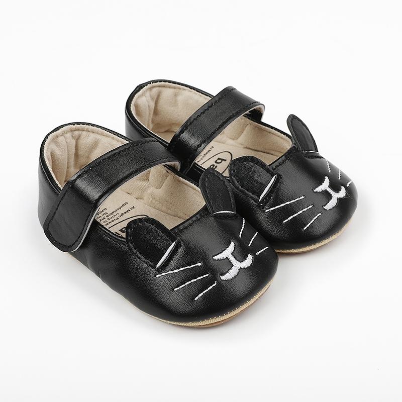 Детская весенне-летняя милая мягкая удобная нескользящая обувь с мультяшным котом и мягкой подошвой для малышей, повседневная обувь