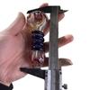 4" Стеклянная курительная трубка с внешней чашей, ручная трубка, дымчатая, меняющая цвет