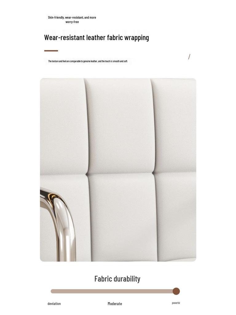 Adjustable Ergonomic Office Chair for Long Sitting – Ideal for Bedroom, Study, and Dressing Table.