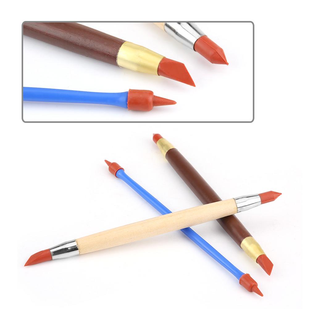 Silicone Clay Pen, Exquisite Tools, and Shape, Sculpt Clay Pottery, Different Shapes, Service Time, Includes 3pcs Basic Tools, Art Projects,