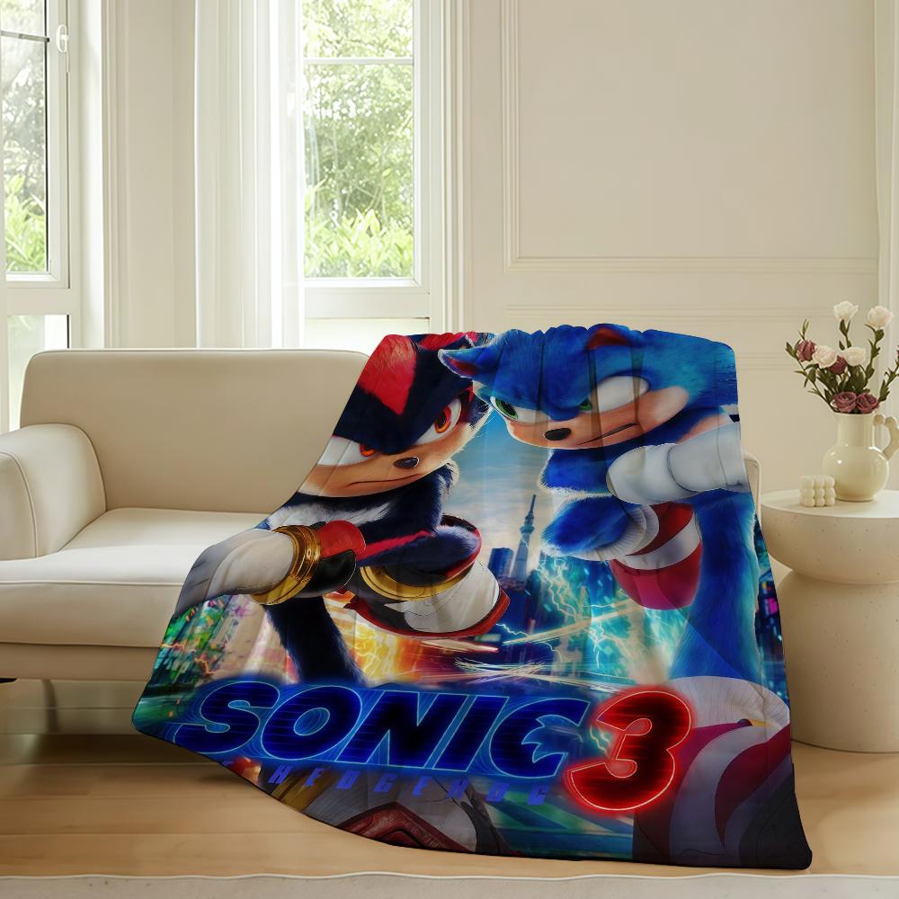Плед S-Sonices T-The H-Hedgehog 3 для дивана, офиса, кровати, путешествий, сна, чтения, отдыха, кемпинга. Мягкий и теплый.