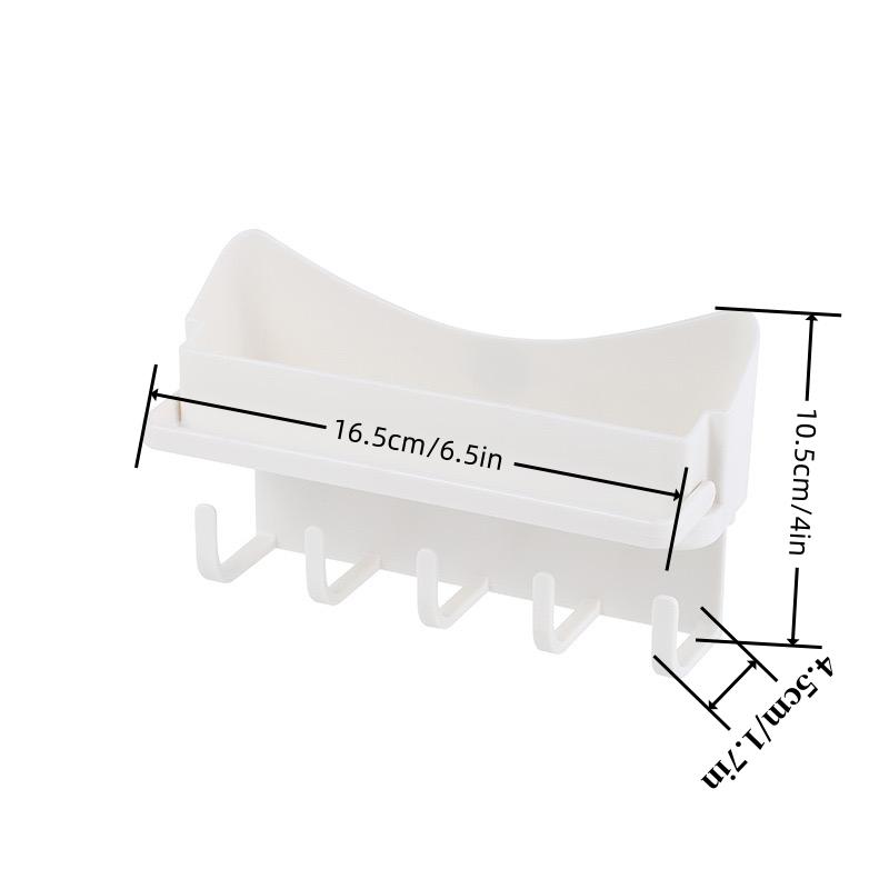 Стойка для хранения Стива, настенная, аксессуары для волос, крючок для хранения ключей, многофункциональная стойка для ванной на стене