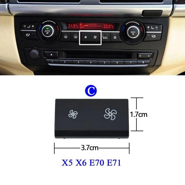 Автомобильный обогреватель переменного тока, климатический вентилятор, кнопка громкости ветра, крышки для BMW 1 2 3 4 X1 X3 X5 X6 серии F20 F30 F35 F80 F25 F26 E70 E84 E90