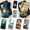 Морской Якорь Парусный Спорт Для Samsung Galaxy A53,31,52,72,41,22,73,32,71,Note,J7,8,9,5G Мягкий Черный Силиконовый Чехол для Телефона