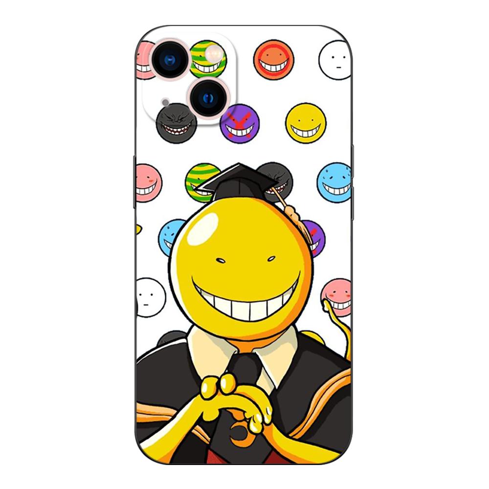 Black Tpu Case For ZTE Blade A3 A5 A7 2019 2020 A31 A51 A71 A7S V2020 L210 L8 Smart Vita 2022 V30 Assassination Classroom