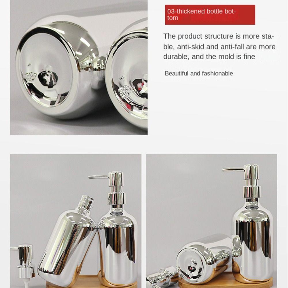 Бутылка Диспенсер для геля для душа и мыла Многоразовые бутылки для шампуня Туалетные принадлежности Контейнер Бутылка с насосом