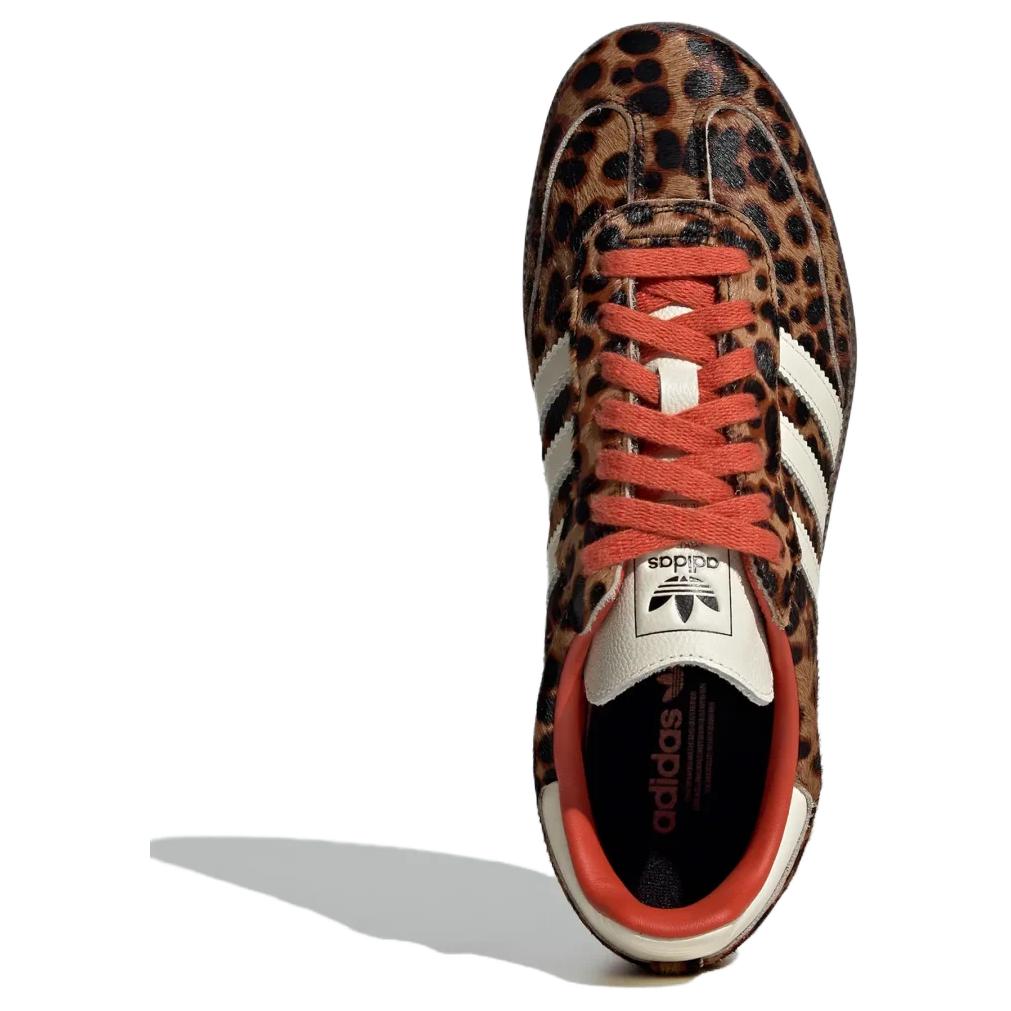 adidas Samba OG Cheetah Pack - любимые красные женские кроссовки коричневого цвета с черным кремовым и белым JI2734