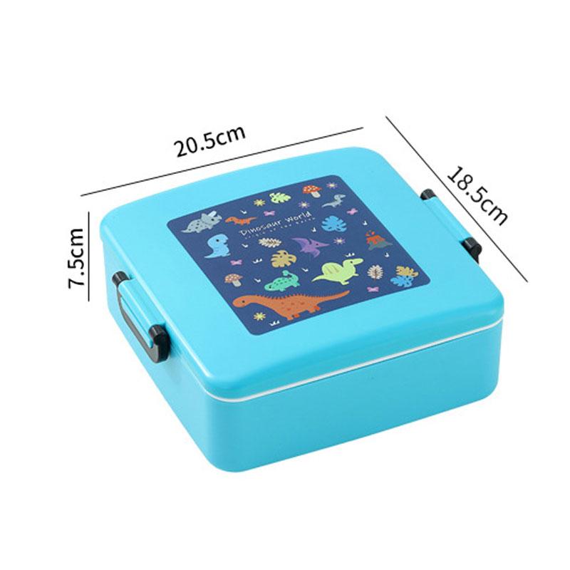Bento Lunch Box For Kids Portable Microwavable Lunchbox Kids School Food Containers Cute Leakproof Children's Food Box Storage