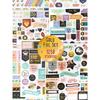 Aesthetic Gold Foil Planner Stickers - 1250+ Stunning Design Accessories Enhance and Streamline Your Planner, Journal and Calendar