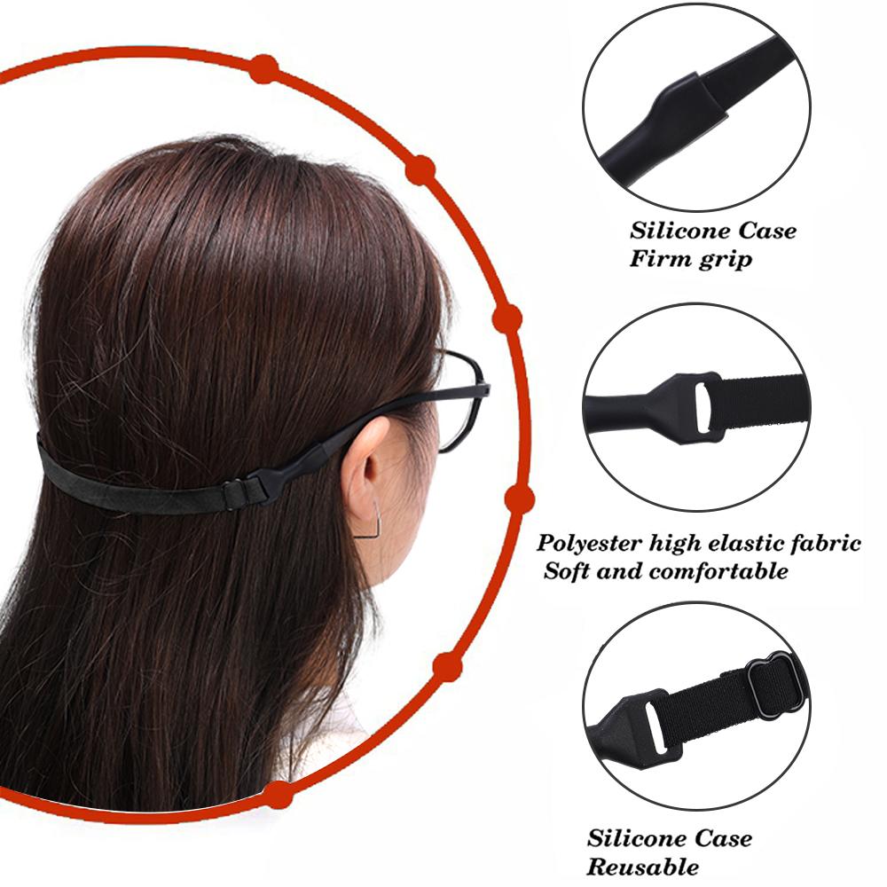 1PCS Adjustable Non-Slip Sunglasses Rope Unisex Elastic Sports Glasses Cord Women Men Eyeglasses Eyewear Cord Neck Glasses Strap