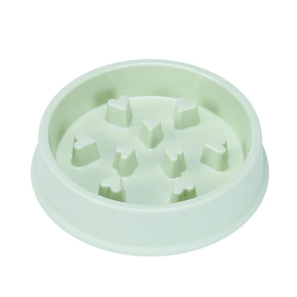 Non-Slip Pet Puppy Slow Feeder Plastic Dog Food Bowls Dog Puzzle Bowl for Healthy Eating Puppy Cat Slow Feeder Bowl Anti-Choking