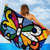 Полотенце для ванны Britto из микрофибры, мягкое, хорошо впитывающее, дышащее, для девочек, детей, декоративное, мультяшное, пляжное полотенце
