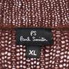 Paul Smith Мохер Смесь Длинный рукав V-образный вырез Вязаный XL Коричневый Мужской Б/У