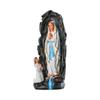 Grotto of Mother Mary and Girl Statues First Holy Communion Birth Day Gifts for Girls Our Lady of Lourdes Christian Home Decor God Idol Showpiece