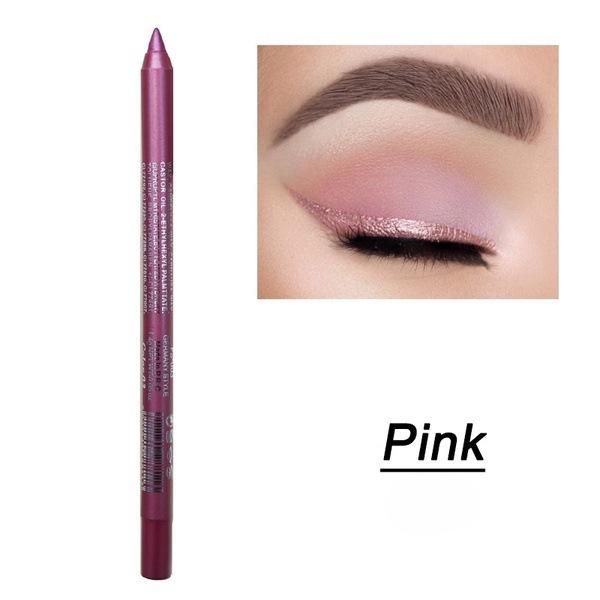 Многоцветная мерцающая подводка для глаз, гелевая подводка для глаз, 4-в-1, цветная подводка для глаз, тени для век и карандаш для бровей, водостойкая и долговечная