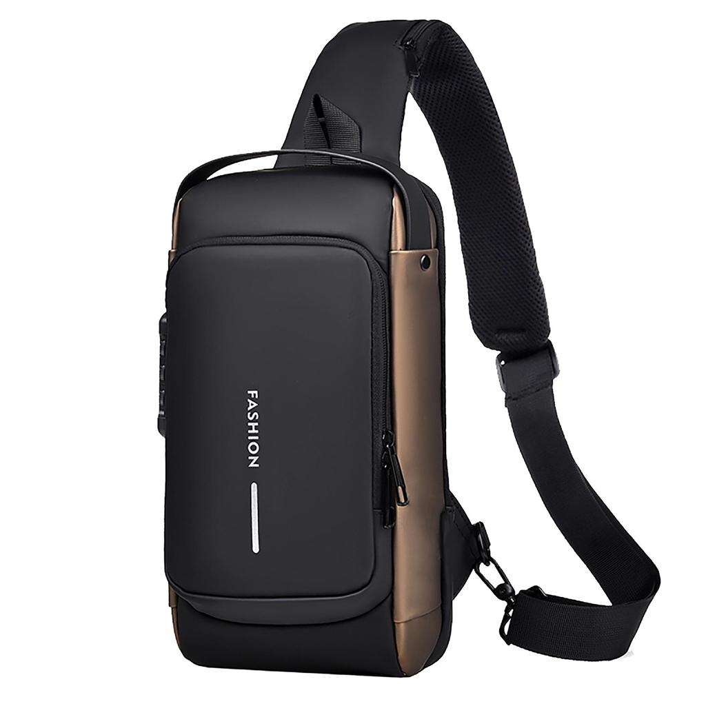 2023 Men's Waterproof Anti-theft Multi-function Crossbody Chest Bag