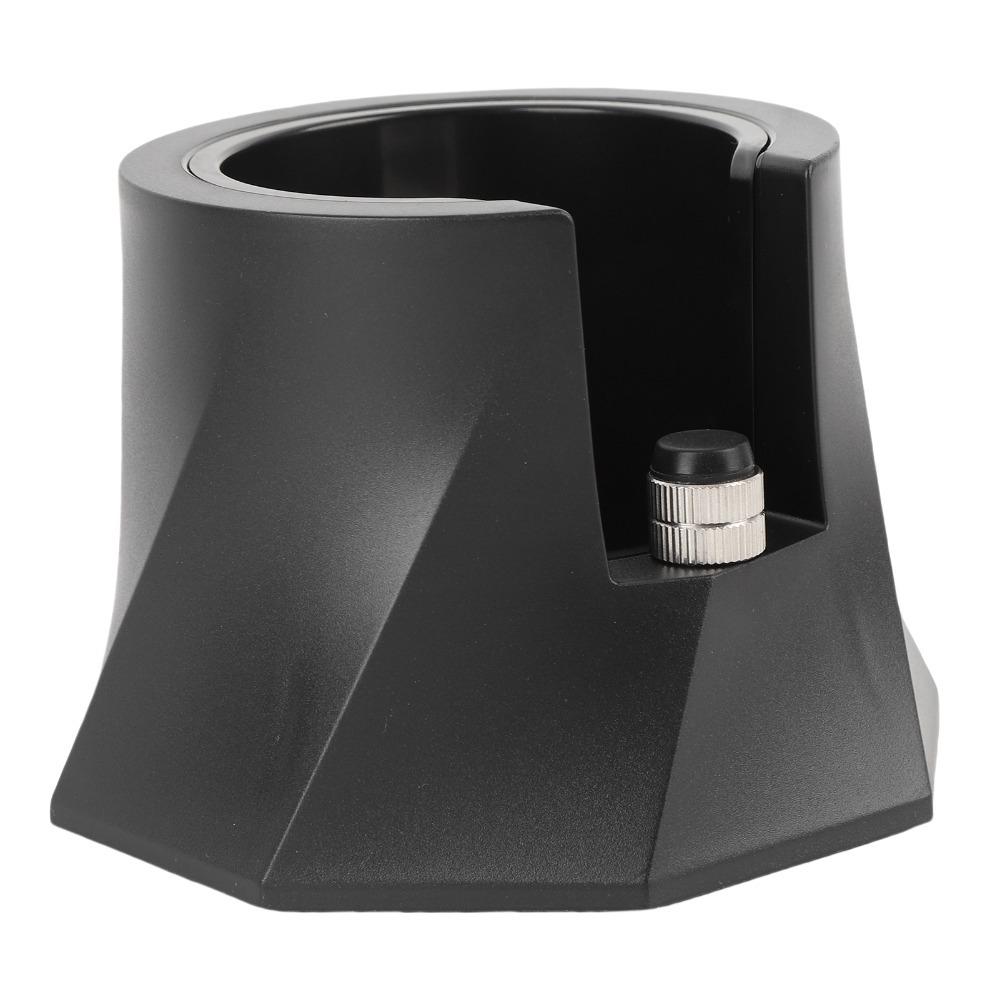 Height Adjustable Portafilter Rest Holder Spiral Texture Coffee Tamper Base For Espresso Brewing