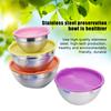 Serving Bowls /set Stainless Steel Mixing Bowl Food Storage Preservation Box with Lids Cookware for Home Kitchen