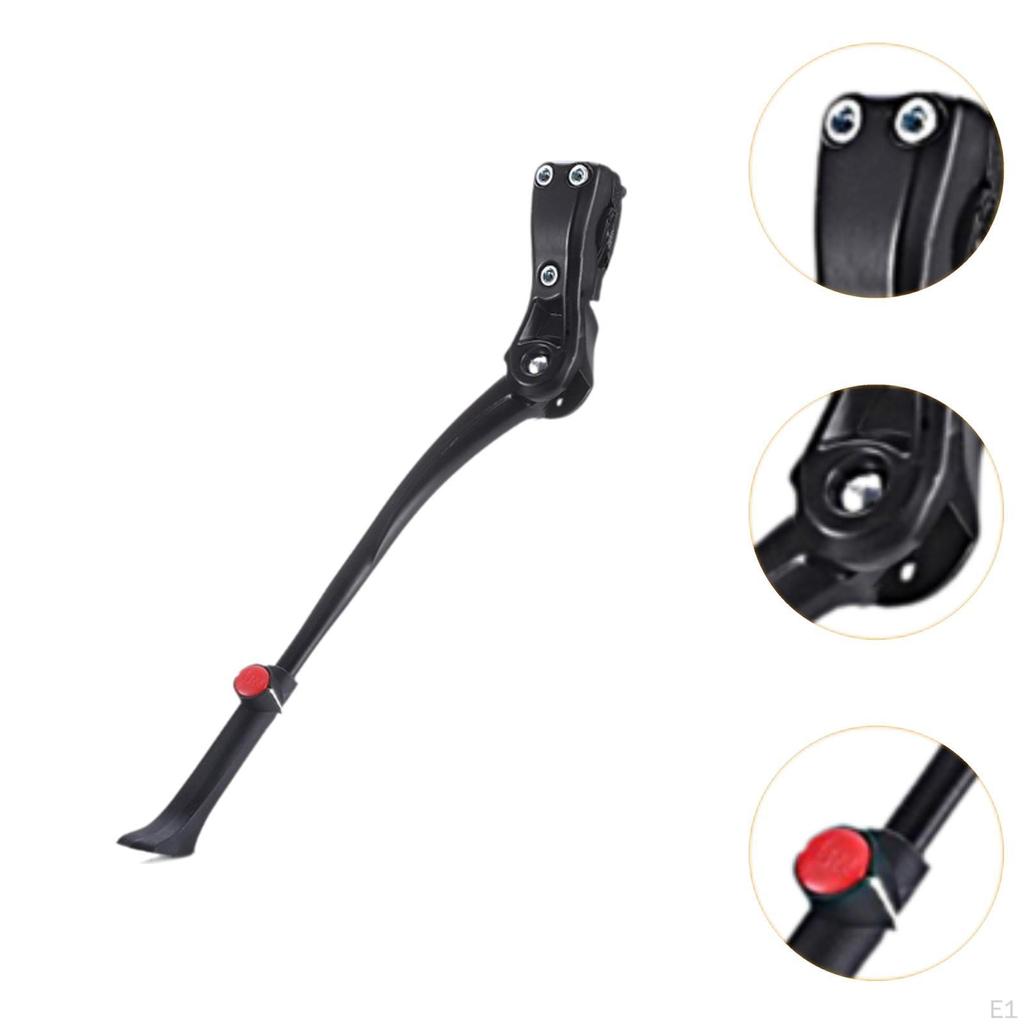 Подставка для велосипеда на одной ноге, боковая опорная стойка, регулируемая нескользящая металлическая подставка для велосипеда, подставка для ног