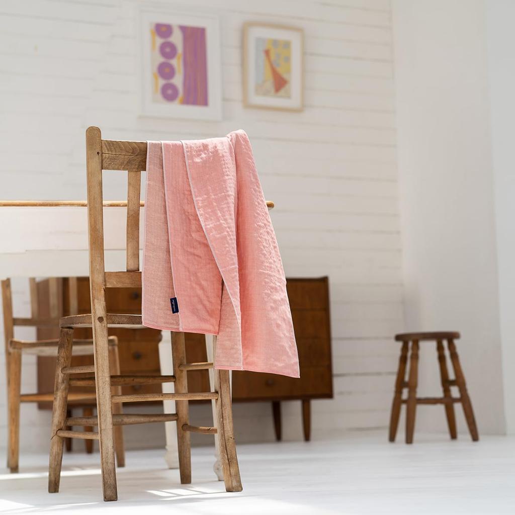 UCHINO Reversible Marshmallow Gauze a Soothing Scarf Made from and Patented and Standard 100 It Makes a Great 88M1P748 OR Scarf, 100% Cotton.