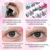 24 Rows 8-13mm Length False Eyelashes Easy to Wear DIY Lash Extension Kit  Makeup Enhancement