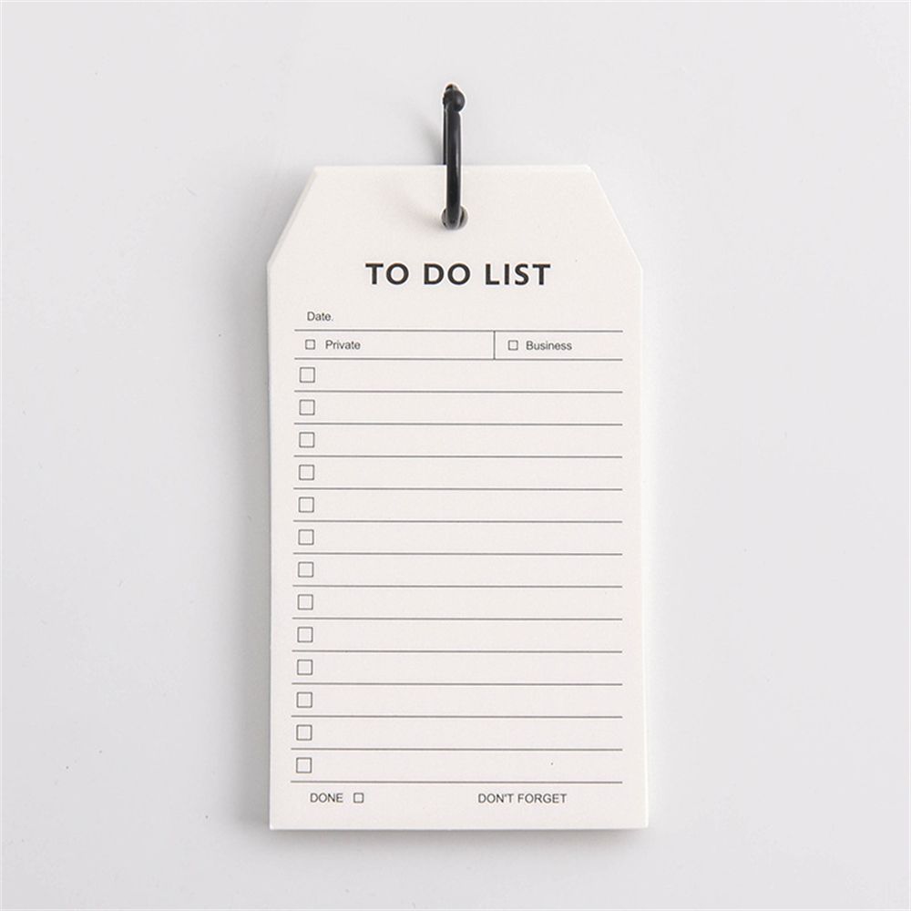 Note Pads Notepads Book Stationery Supplies Loose Leaf Planner Memo Daily Schedule List To Do List