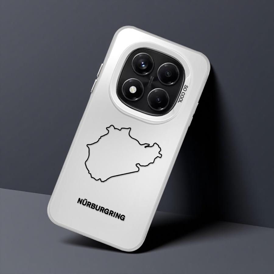 Роскошный спортивный гоночный чехол для телефона Nurburgring для Xiaomi Redmi Note 12 13 14 Pro Plus 10 11 Pro 10s 11s Мягкая крышка