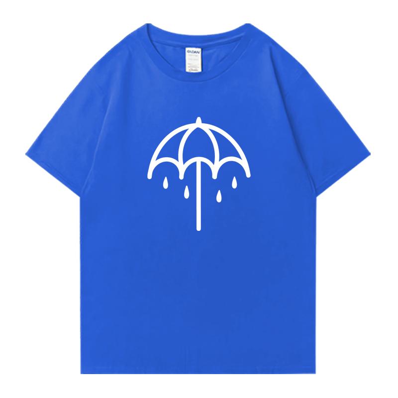 Umbrella Bring Me The Horizons Metal Washed Oversized Tshirt Street Hip Hop 100 Cotton Unisex Unisex Short Sleeve Tshirts Unisex