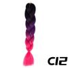 MISS WIG Synthetic Long Braid Ponytail Extension Straight Sleek Wrap Around Colorful Braid Hair Extensions Ponytail Natural Soft For Women Wear