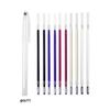 10 Pcs Fabric Markers Pencil Fade Out for Drawing Lines Disappearing Marker Pens Heat Erase Pen PP Multi Purpose DIY Craft Sewing Accessories