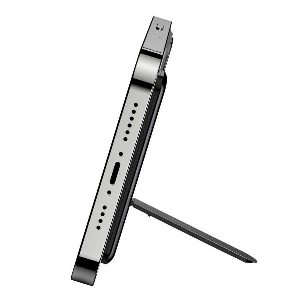 Baseus Black Foldable Phone Holder Stand - Self-Adhesive, Model LUXZ000001