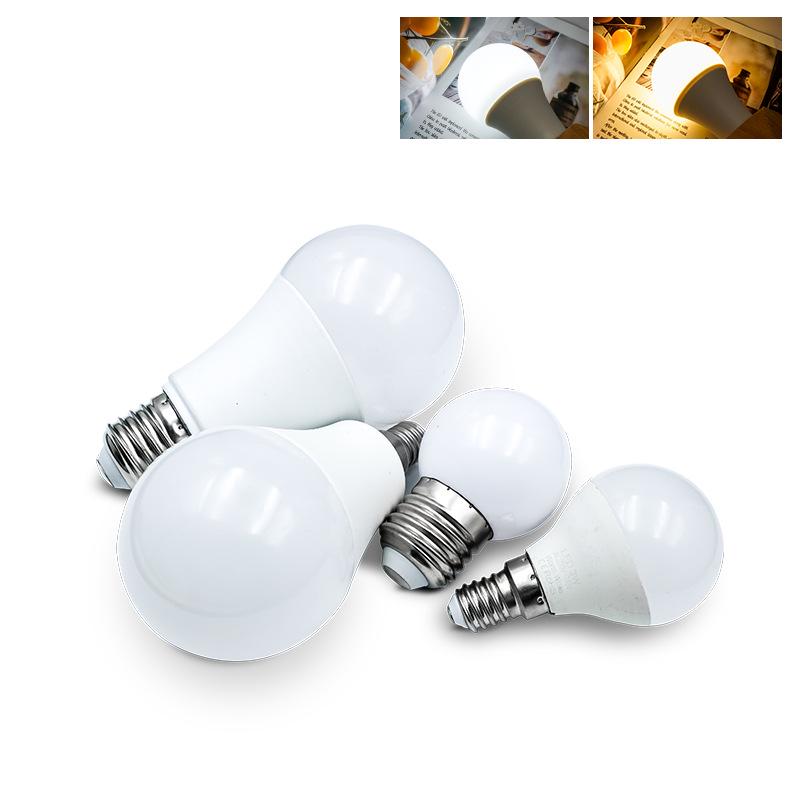 Energy-efficient E27 Globe LED Bulb - Super Bright Plastic-Clad Aluminum for Indoor Use