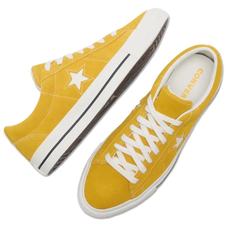 Converse One Star 95 Low Yellow Vintage White Unisex Sneakers A14713C
