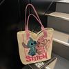 Disney Сумка через плечо Stitch Casual с застежкой-молнией, для поездок на работу, покупок, подарков
