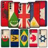 Чехол для телефона с национальным флагом Канады, Израиля и Японии для Samsung Galaxy S23 S22 S21 S20 FE Ultra 5G S10 S10E S9 S8 Plus 10 20