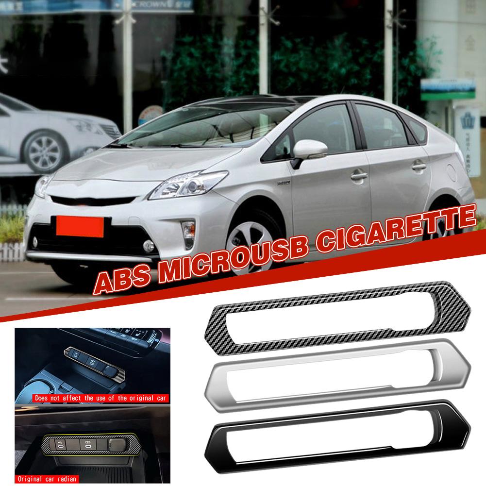 Для Prius 60 Series 2024 2024 Abs Microusb прикуриватель пайетки переключатель панель декоративная крышка отделка автомобильный аксессуар W5q9